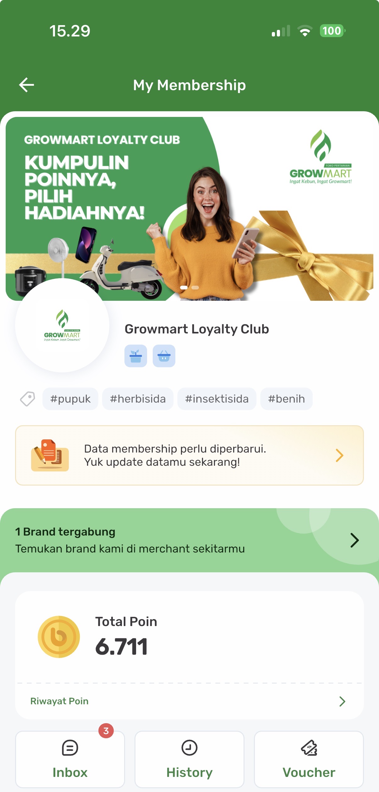 Tampilan Aplikasi Bliss